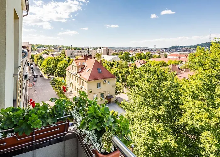 On Arkhipenka With Panorama View Appartement Lviv